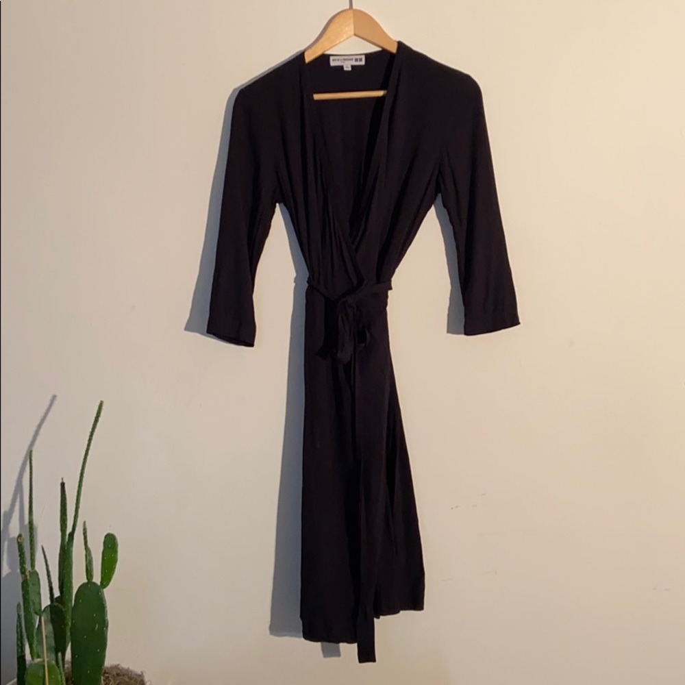Uniqlo | Ines de la Fressange | Black Wrap Dress